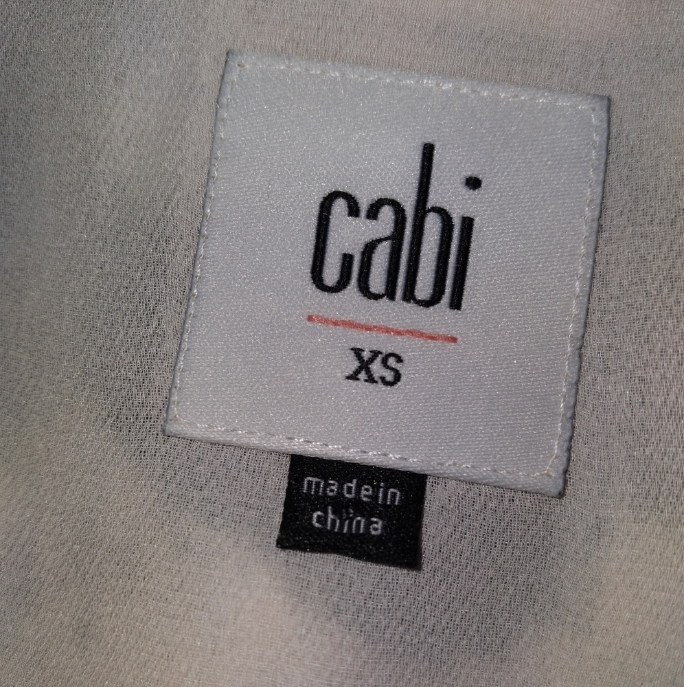 CAbi Watercolor sleeveless blouse, XS - Picture 5 of 7